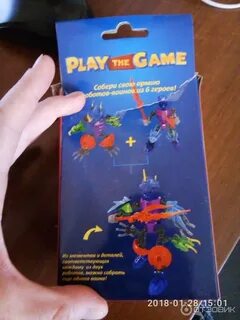 Конструктор воин play the game робот инструкция