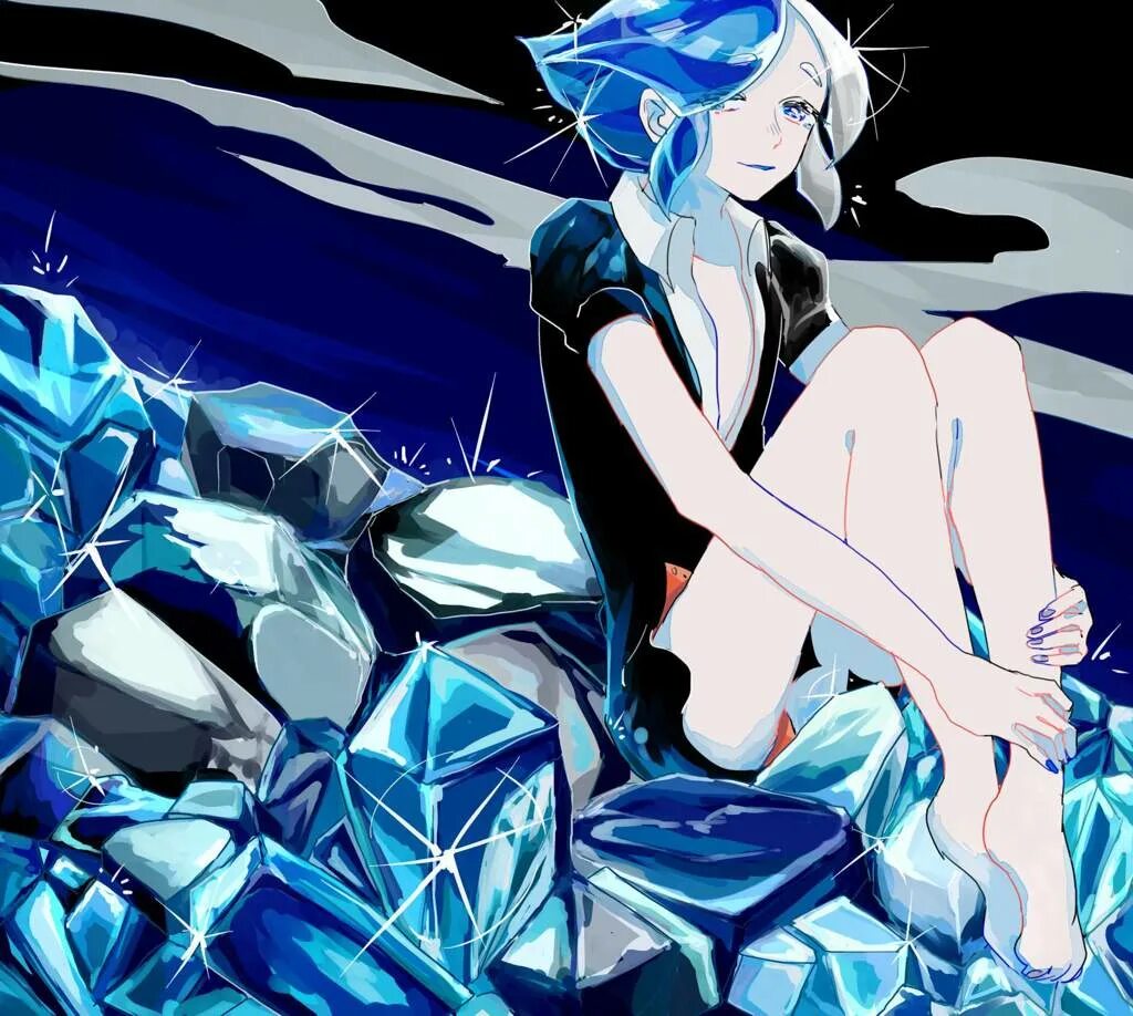 Houseki no kuni александрит. Houseki euclase. Эвклаз Страна самоцветов.