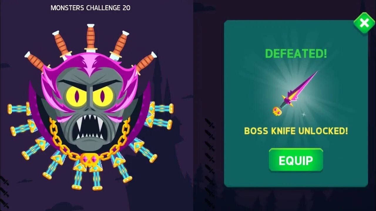 Boss defeated