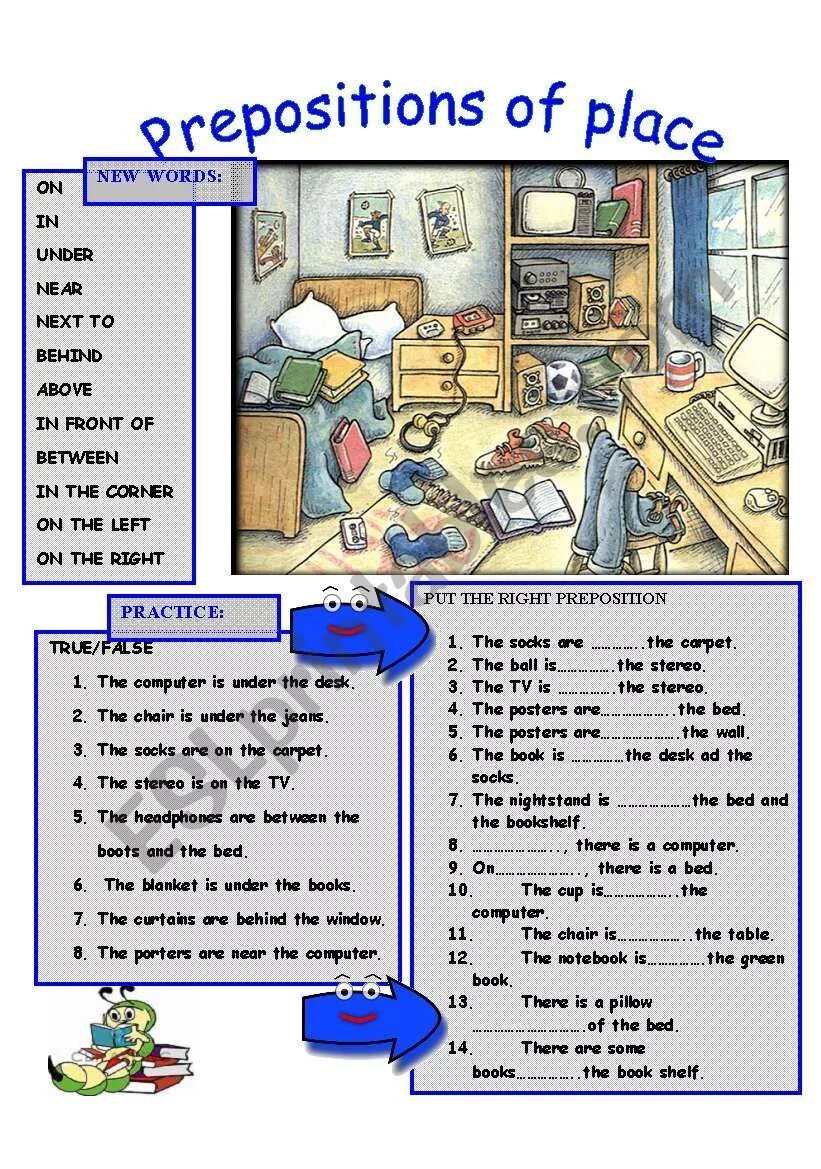 Worksheet prepositions of place английский. Prepositions of place на английском. Предлоги места Worksheets. Предлоги места в английском Worksheets. Is in front перевод