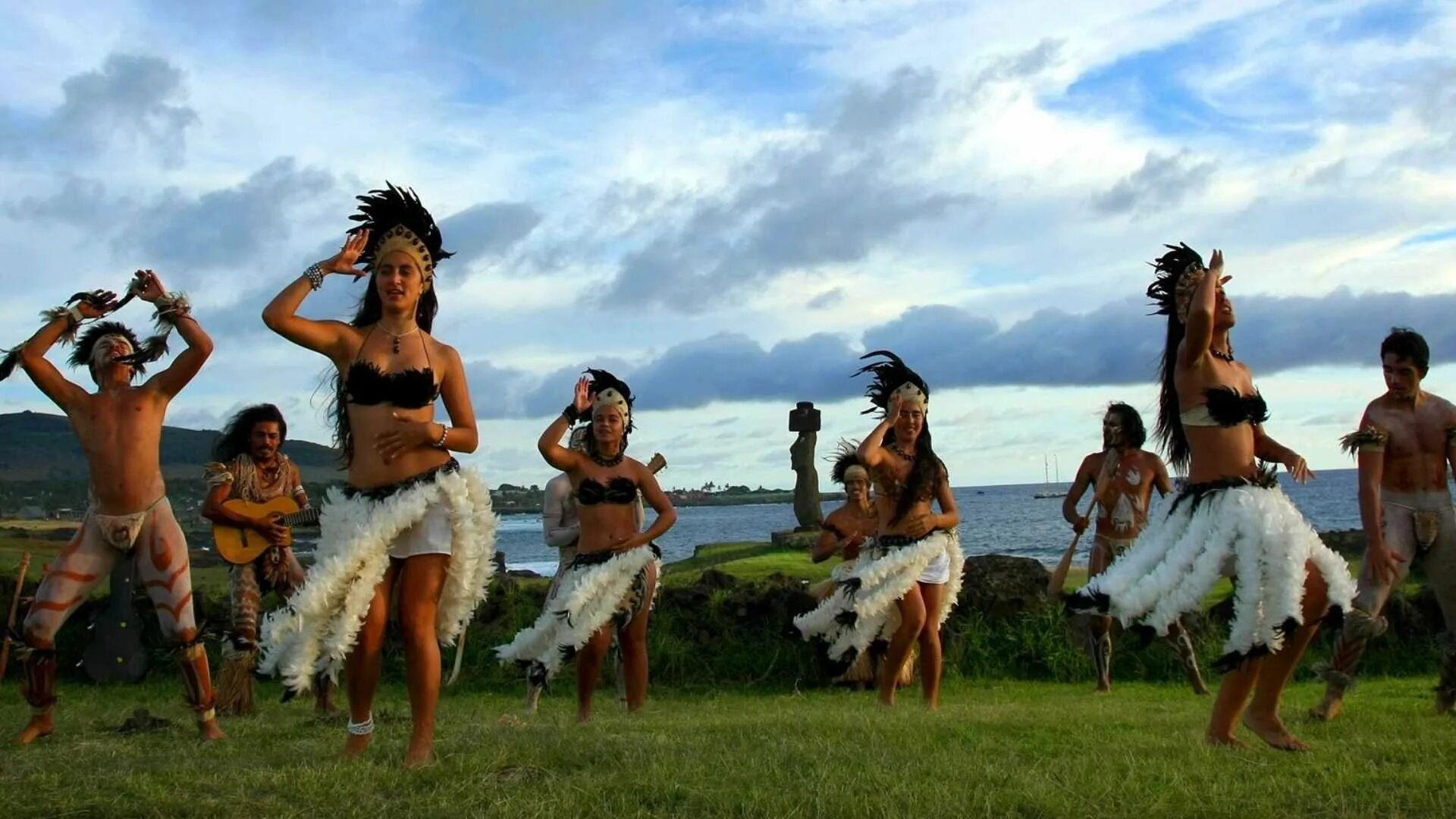 Остров Пасхи (Рапа - Нуи). Рапануйцы острова Пасхи. Полинезийцы острова Пасхи. Тапати Рапа Нуи.