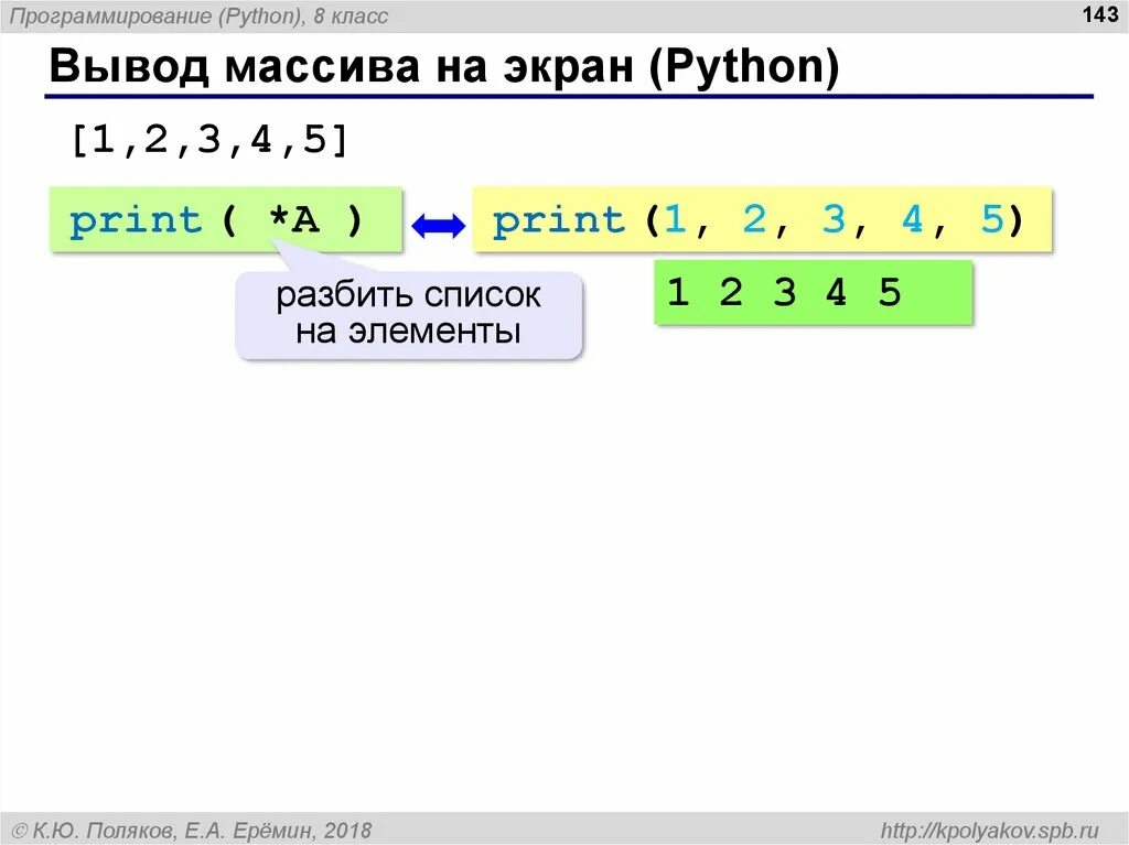 8 9 программирования на python босова. Вывод массива в питоне. Вывод массива на экран питон. Вывод массива на экран Python. Питон программирование.