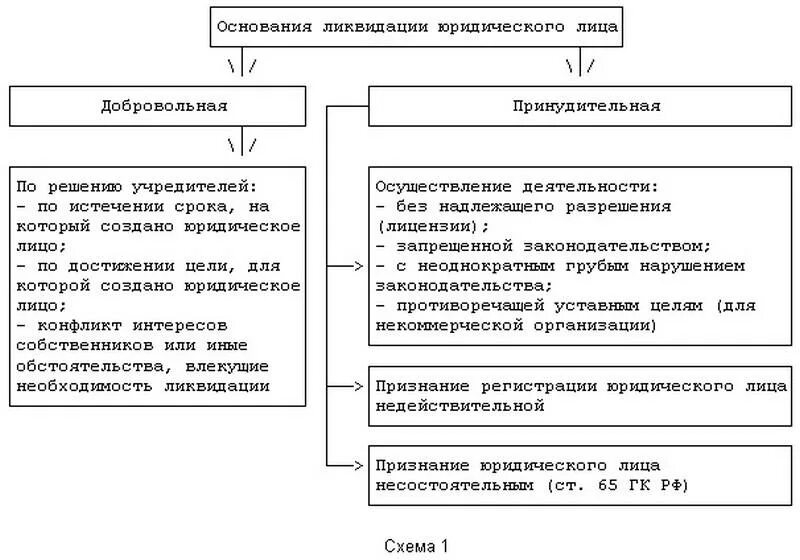 Ликвидация организации законодательство. Виды ликвидации юридического лица. Составить схему «этапы ликвидации юридического лица». Основания добровольной ликвидации юридического лица. Порядок проведения принудительной ликвидации юридического лица.