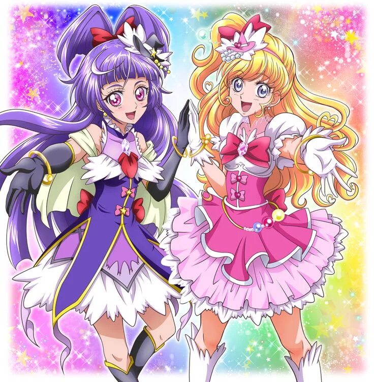 Cure lovely в полный рост. Magical cure love. Глиттер форс игрушки. Кюа фортуна. Волшебные ведьмочки пурикюа.