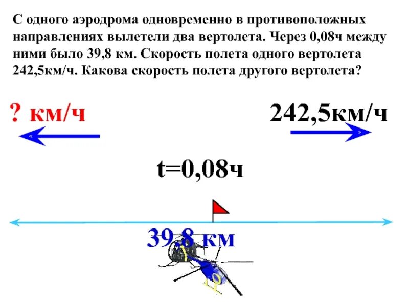 Скорость самолета 800 км ч какое расстояние. С аэродрома вылетел вертолет. С аэродрома одновременно в противоположных направлениях. В 11 часов с аэродрома вылетели одновременно в противоположных. 2 Вертолета вылетели одновременно в противоположных направлениях.