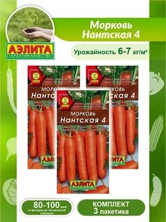 Морковь нантская 4 отзывы