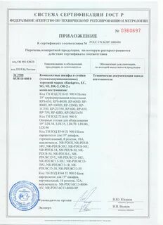 Шкафы сертификат