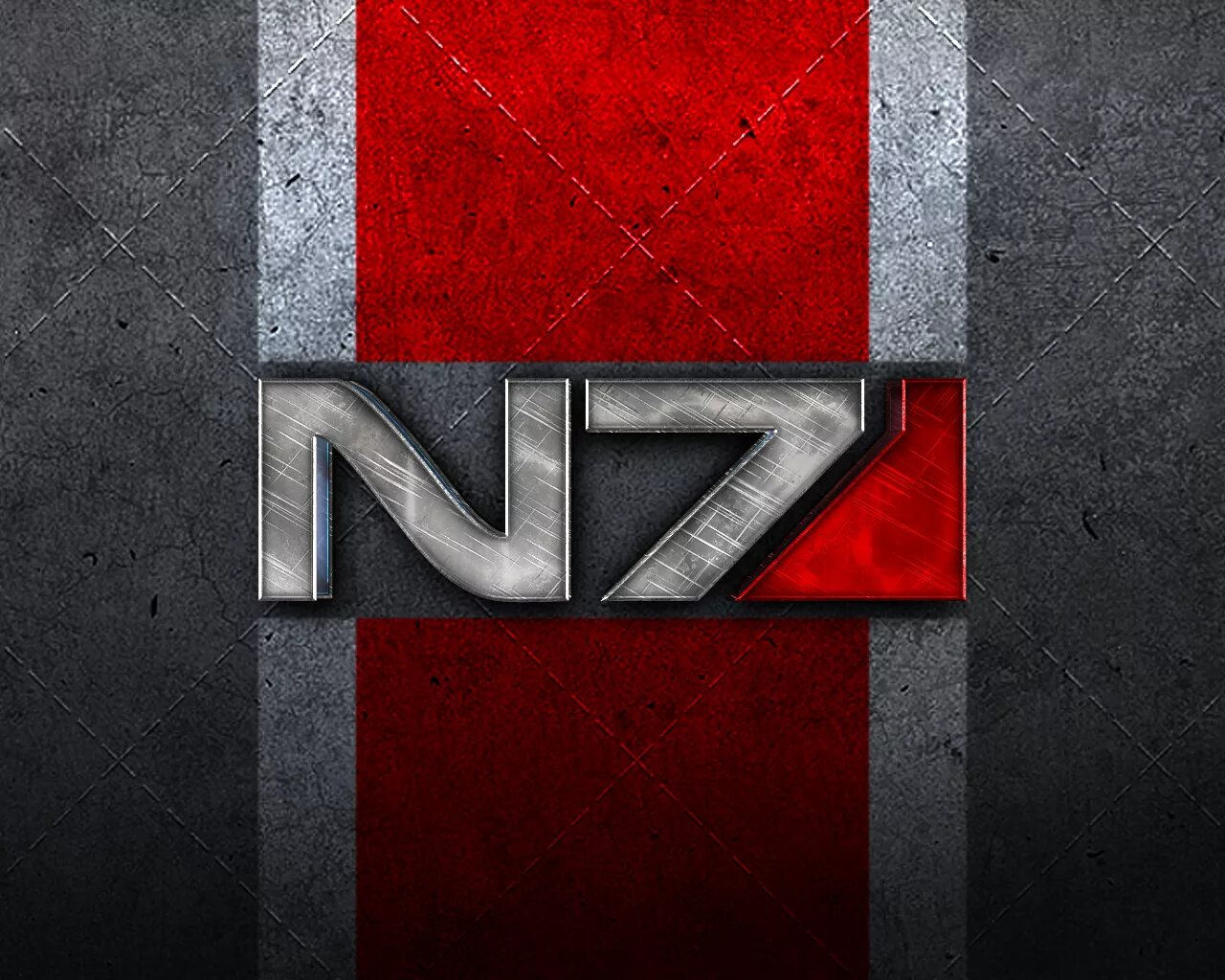 Mass Effect N7 Sign - N7 Symbol - 652x252 PNG Download - PNGkit
