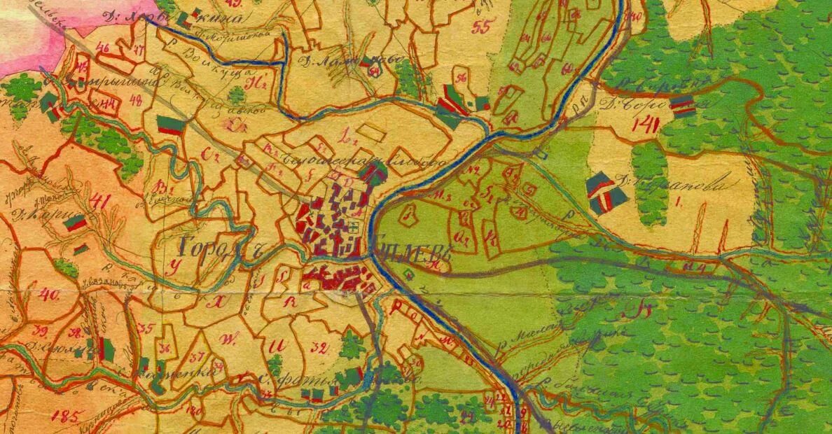 а. карта белевского уезда 1700. карта белевского уезда тульской губернии. белевский уезд тульской губернии. карта старых заброшенных деревень тульской области.
