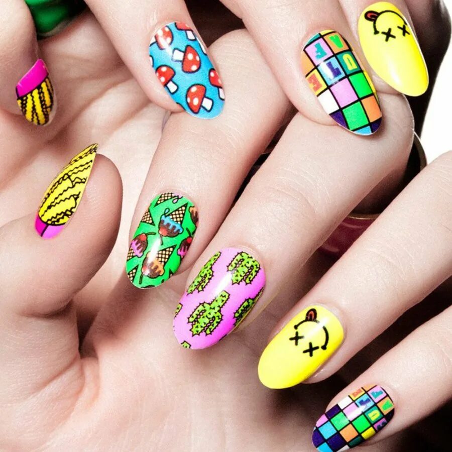 Креативные ногти. Оригинальные ногти. Классные ногти. Необычный маникюр. Необычный маникюр.