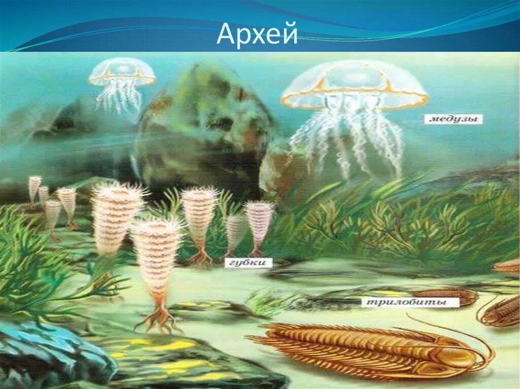 Живые организмы архея. Архей протерозой. Архейская и протерозойская Эра. Архейская Эра иллюстрация. Архейская Эра Геология.