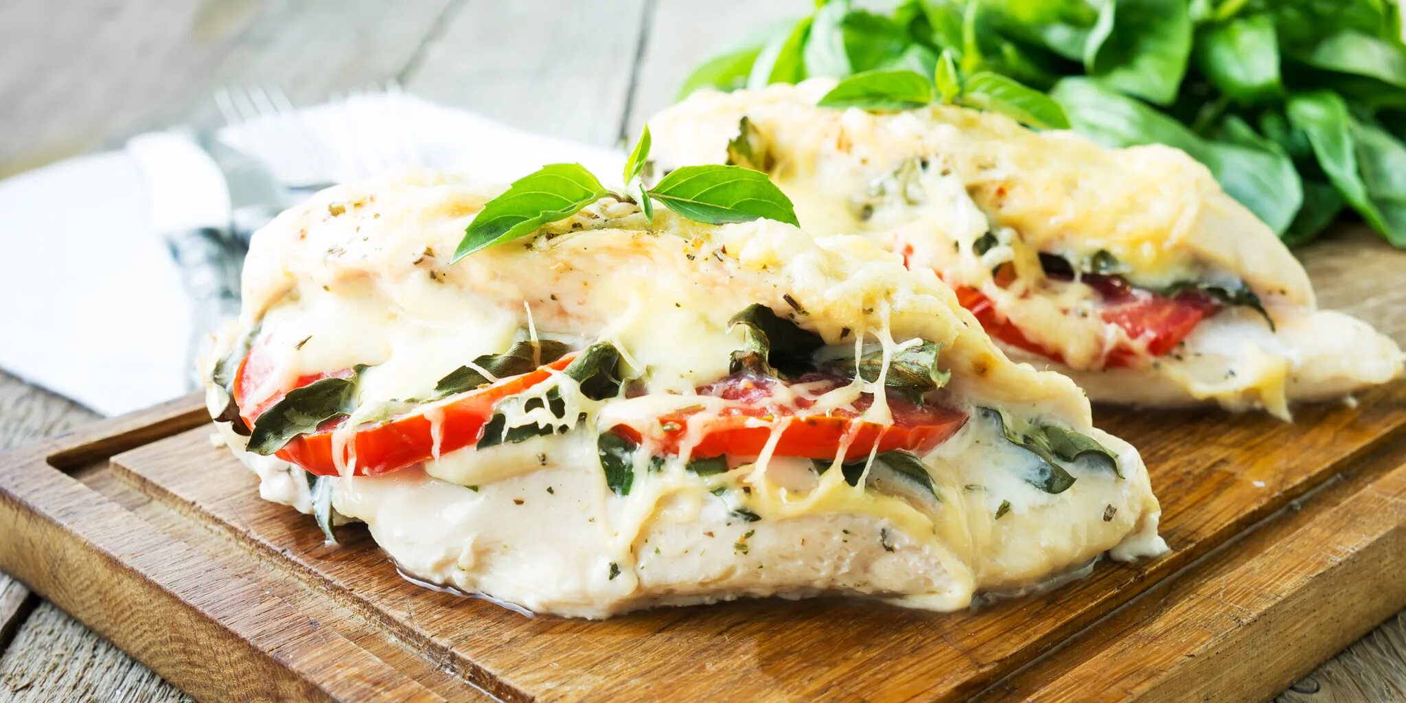 Куриные грудки баклажаны