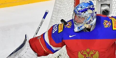 Вратарь сборной хоккей