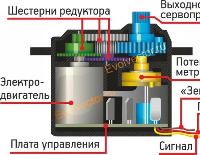 Сервомотор назначение применение в моделях роботов. Сервопривод sg90 разобранный. Строение сервопривода. Схема устройства сервопривода. Сервопривод конструкция устройства.