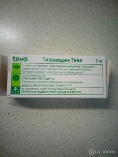 Тизанидин таблетки инструкция