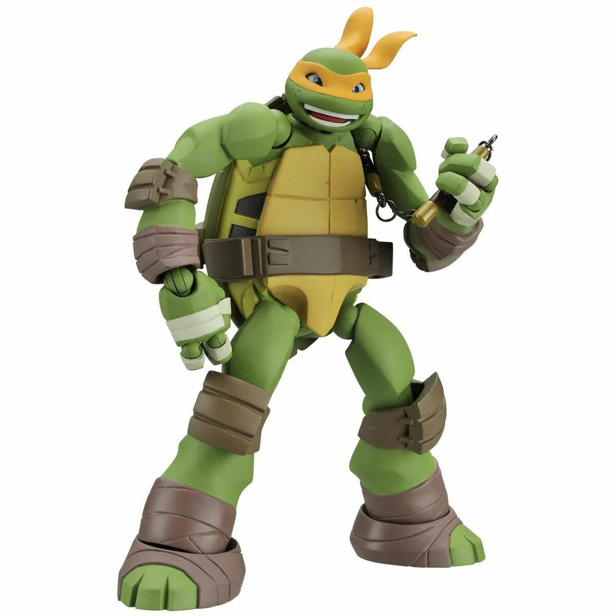 Фигурка tmnt. Фигурка Revoltech Черепашки-ниндзя. Фигурка Микеланджело - Черепашки ниндзя 16 см.. Фигурки Микеланджело Черепашки ниндзя 2012. Черепашки ниндзя Kaiyodo Revoltech.