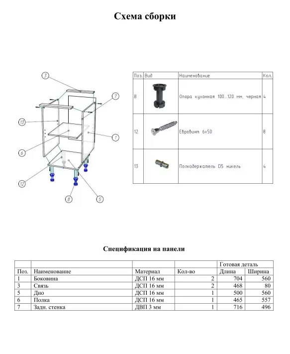 Инструкция по сборки мойки