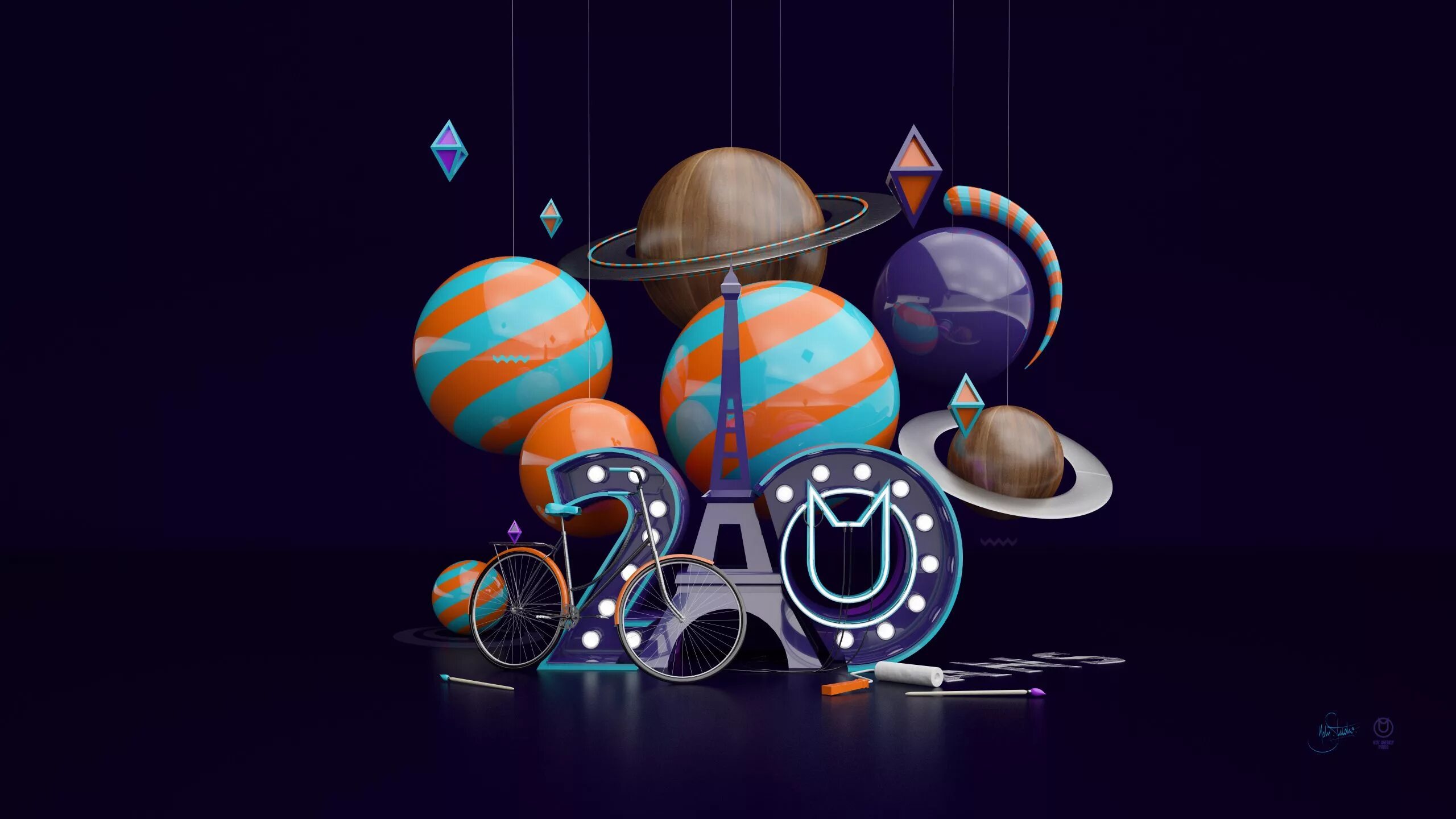 1 2 3 d design