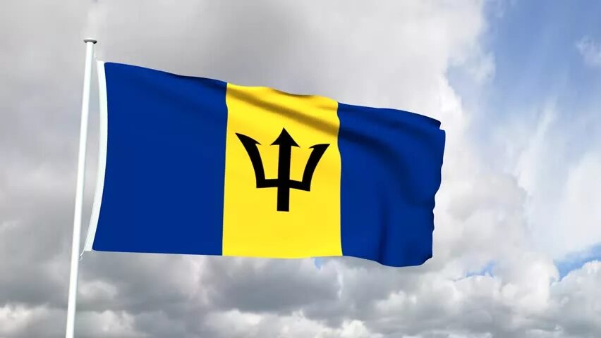 Флаг Барбадоса. Барбадос флаг фото. Флаг страны Барбадос. Флаг Украина Барбадос дауны. Барбадос флаг