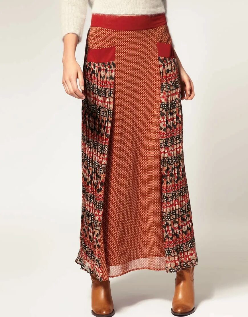 пэчворк в одежде. юбка dolce gabbana. юбка бохо. комбинированная джинсовая юбка. длинные юбки в стиле пэчворк.