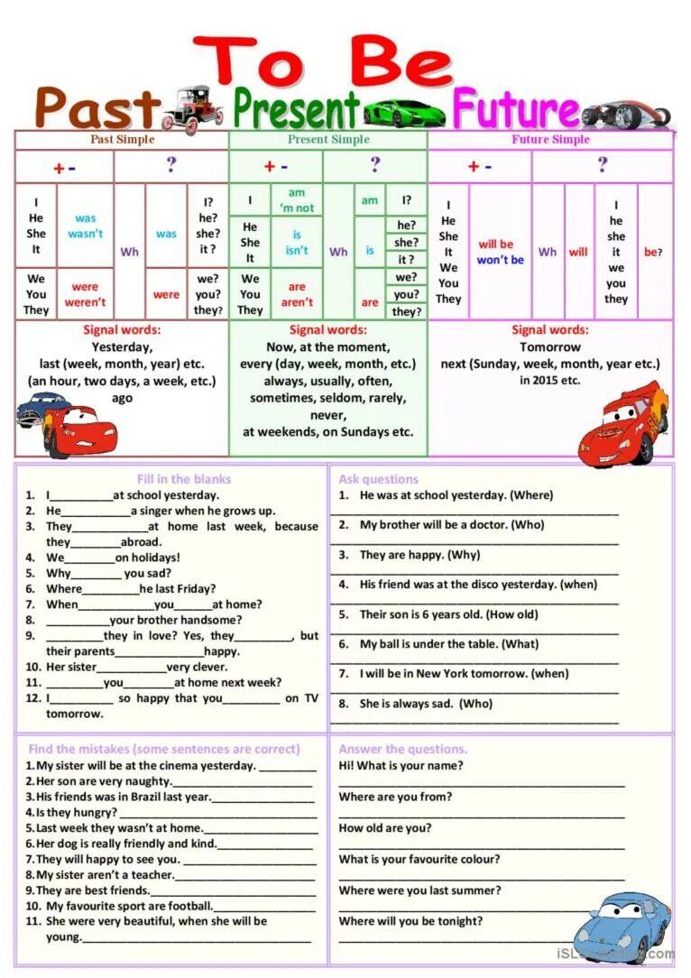 Fill in blank questions