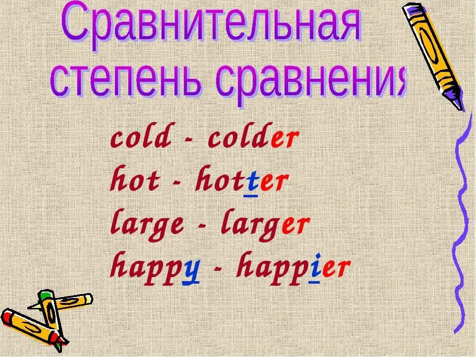 4 английских прилагательных 2 класс. Степени сравнения картинки. Степени сравнения правило. Сравнительный степень прилагательных спотлайт 4. Степени сравнения картинки для детей.