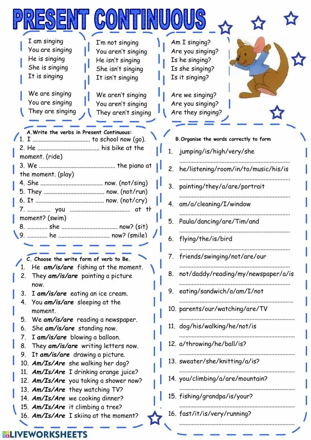 Английский present simple Worksheet. Презент континиус Worksheets. Present Continuous воркшит. Present Continuous Worksheets.