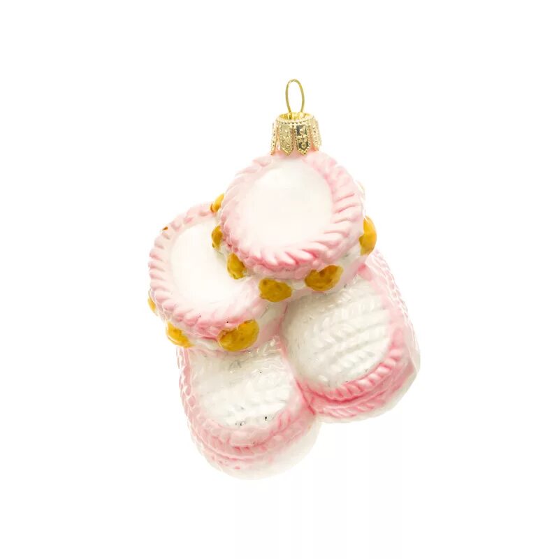 ёлочные игрушки своими руками на ёлку. елочные игрушки. новогодняя игрушка из пуговиц. соска на елку на новый год. пинетки на елку.