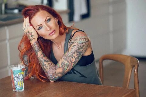 Anne Lindfjeld. model. tattoo. 