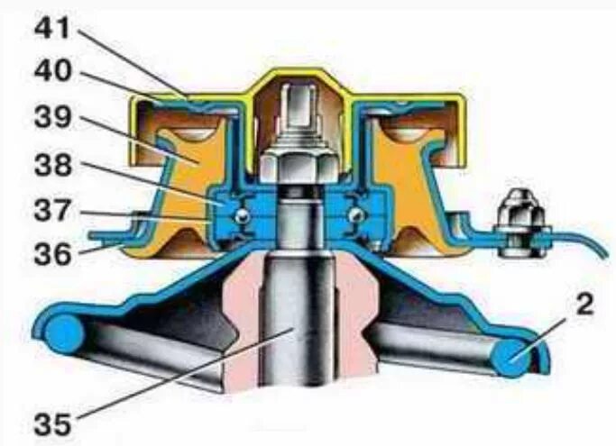 Опорные 2115. Опорный подшипник ВАЗ 2109 В разрезе. Опорный подшипник ВАЗ 2110 В разрезе. Опорный подшипник ВАЗ 2115 схема. Опорный подшипник ВАЗ 2114 разрезе.