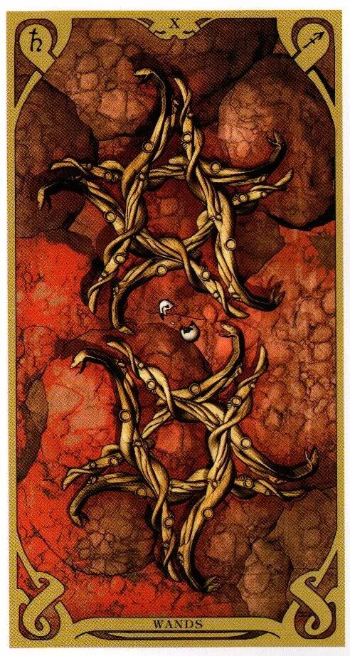 10 жезлов и солнце