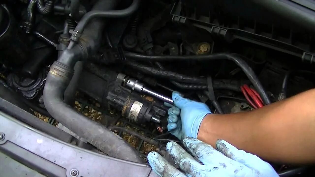 Как снять стартер на б5 Removal and installation of a starter (Opel Corsa C 2000-2006: Power unit: Engin