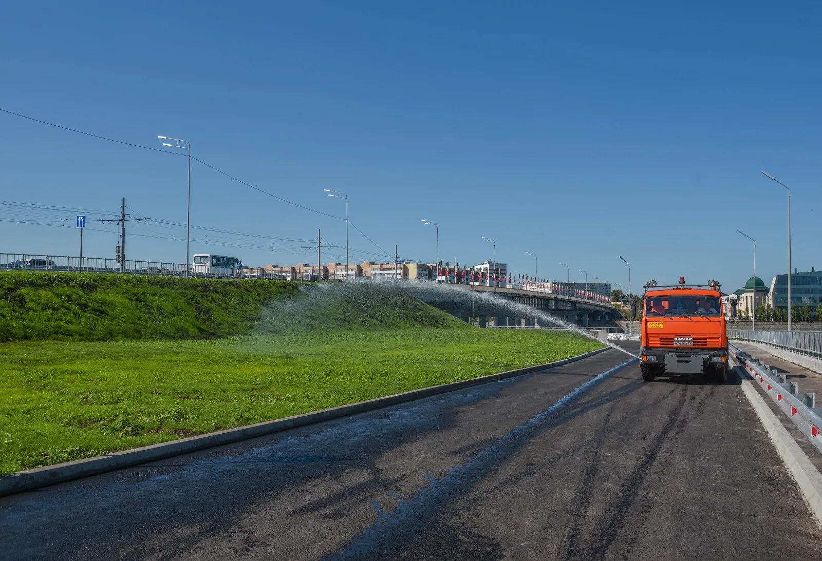 Стройка новой дороги на Казань. Челны мост. Новый мост в Казани. Набережные и моста Набережных Челнов.