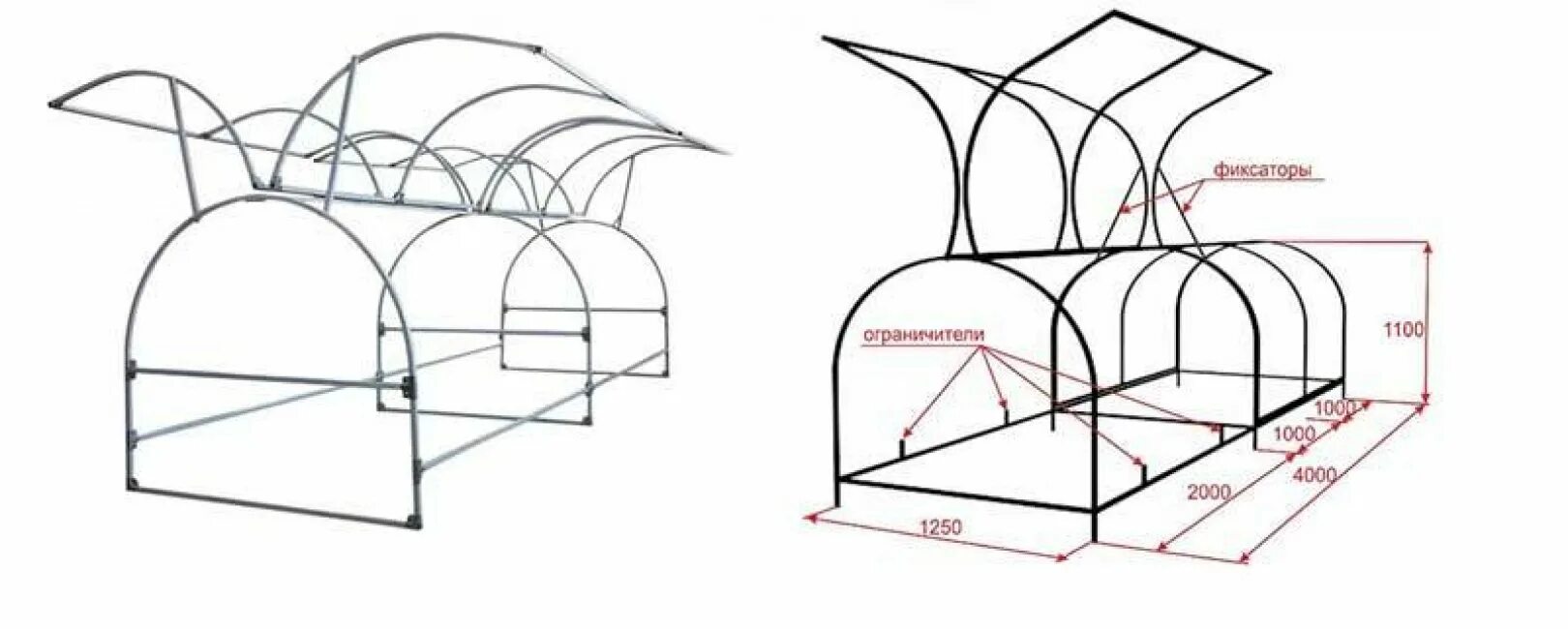 Чертеж парника бабочка из профильной трубы с размерами. Каркас парника металл.сборн.1,35*1,15*4м. Чертёж парника бабочка из профильной трубы 20-20. Теплица/парник бабочка 4м оцин (перчик).