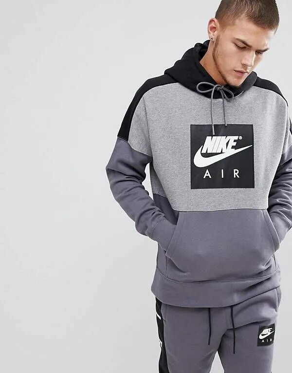 Толстовка найк АИР мужская Nike. Худи найк АИР серая. Nike Air худи серая. Найк худи мужские с капюшоном АИР