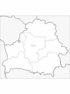 Контур страны белоруссия