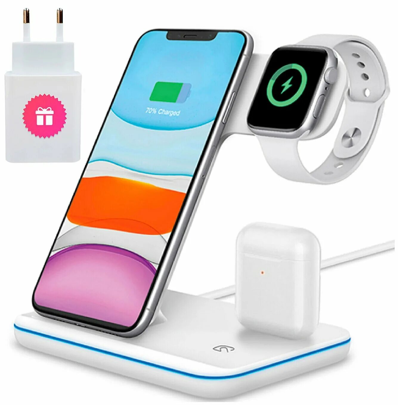 док станция эппл беспроводная. док-станции белкин для эппл. док станция аппле 3 в 1. беспроводная зарядка для iphone эпл. док станция для iwatch и iphone.