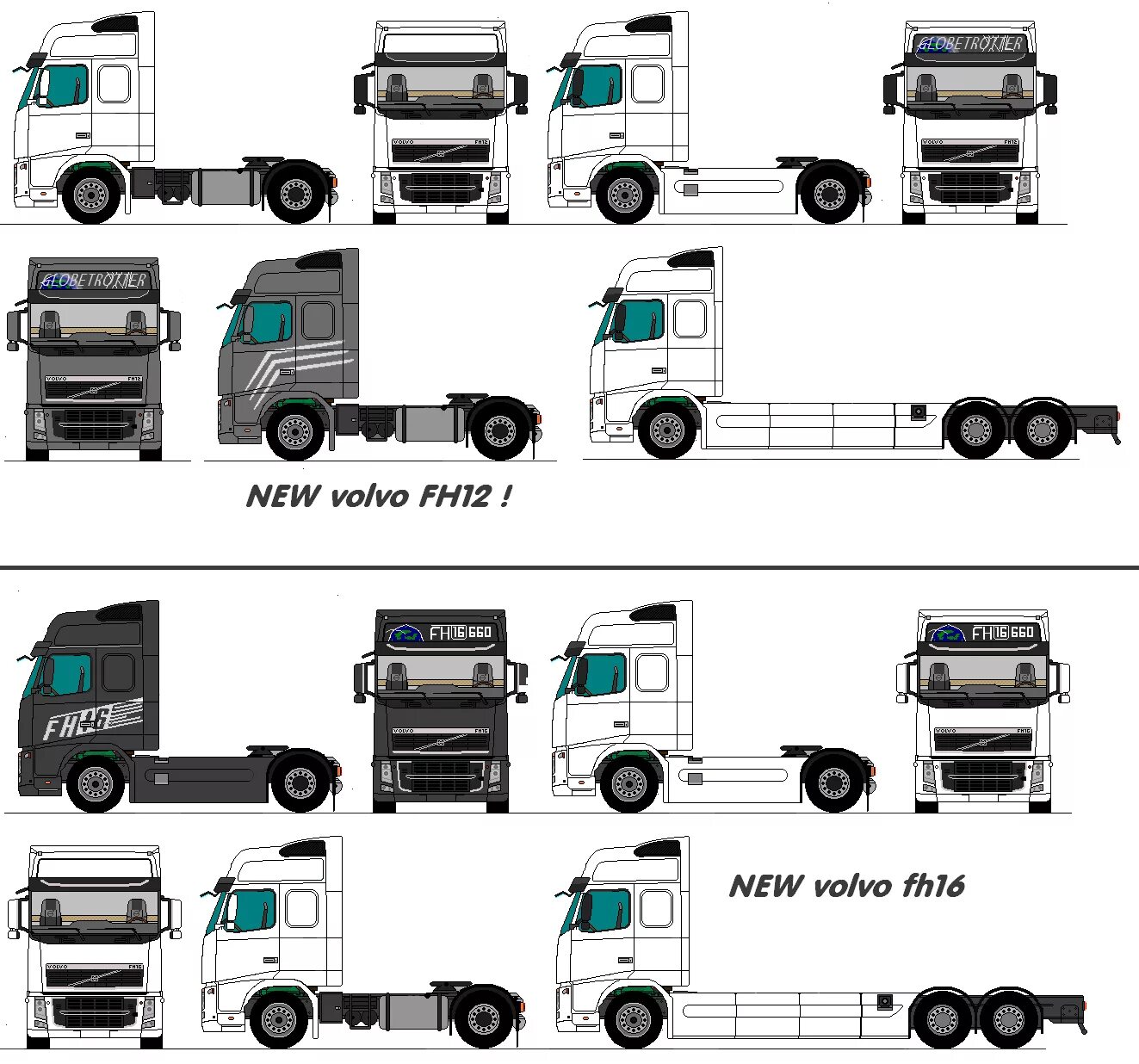 Габариты volvo fh. Volvo fh12 высота. Volvo fh16 габариты. Volvo FH Truck 4x2 схема. Высота Volvo fh16.