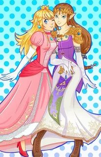 princess peach and zelda couple - Google Search Super smash bros, Princess ...