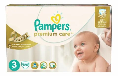 Подгузники premium care размер 3