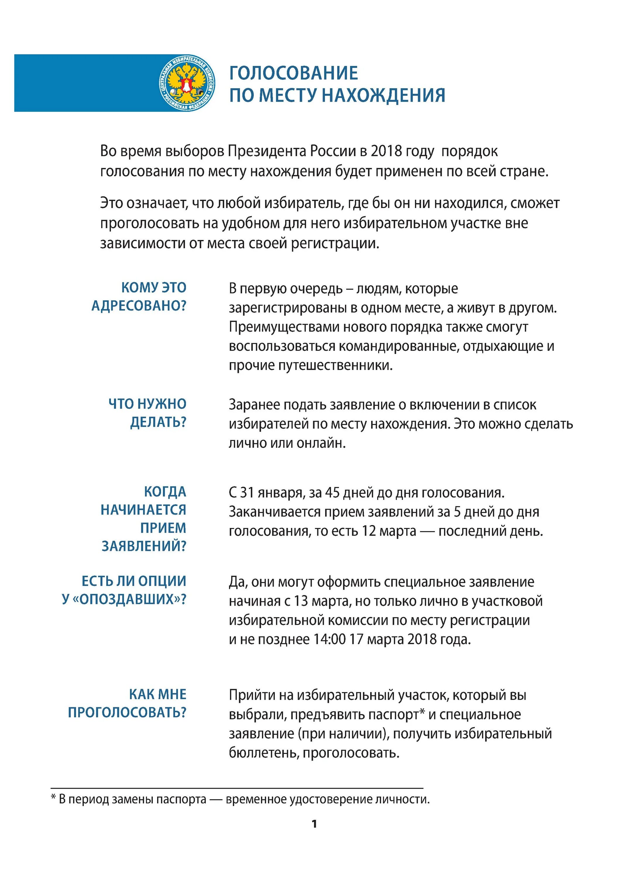 В день предшествующий дню голосования подписывается