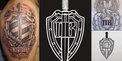 тату щит и меч пв