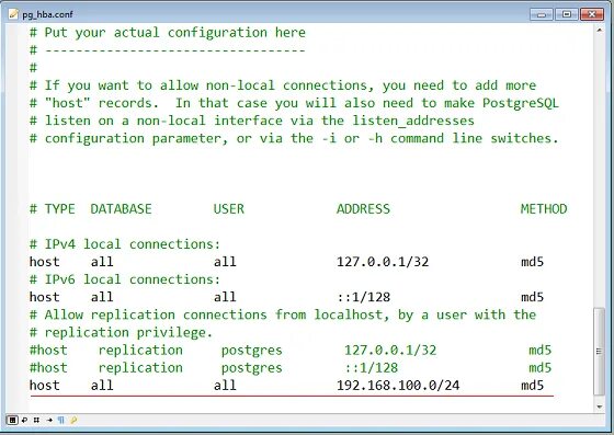 No pg hba entry for host. PG_HBA. PG_HBA.conf где находится этот файл. Как дать команду POSTGRESQL перечитать PG_HBA.conf. Не удаëтся открвть файл PG_HBA.conf.