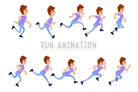 Running man animation