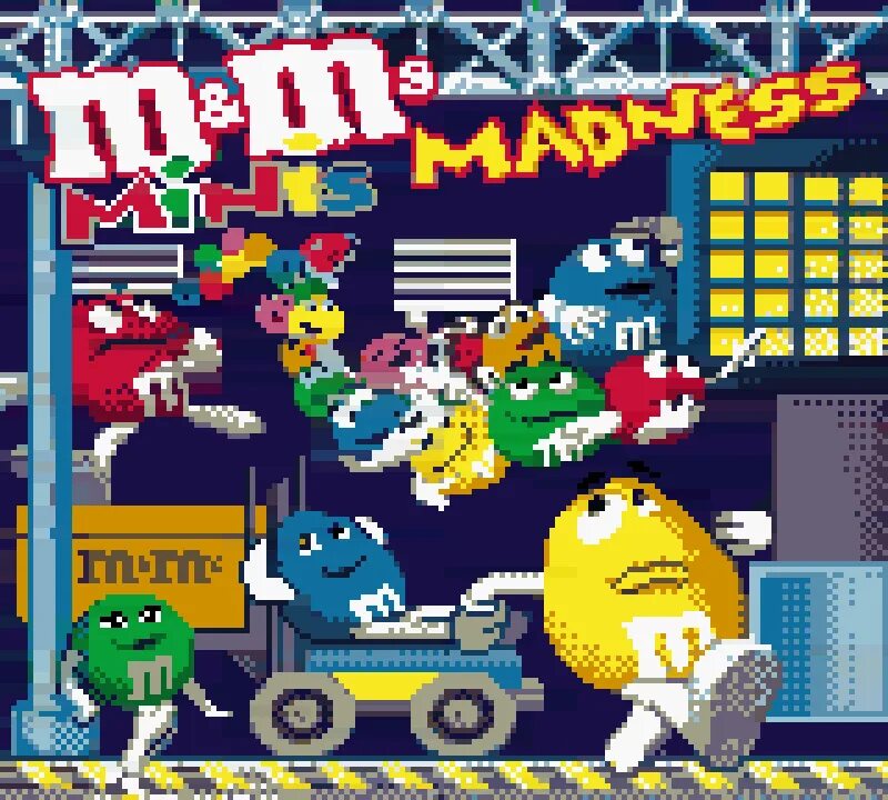 М м музыка игра. M&M'S Minis Madness. M&M'S Minis Madness GBC. S&M игра. Mini Madness game.