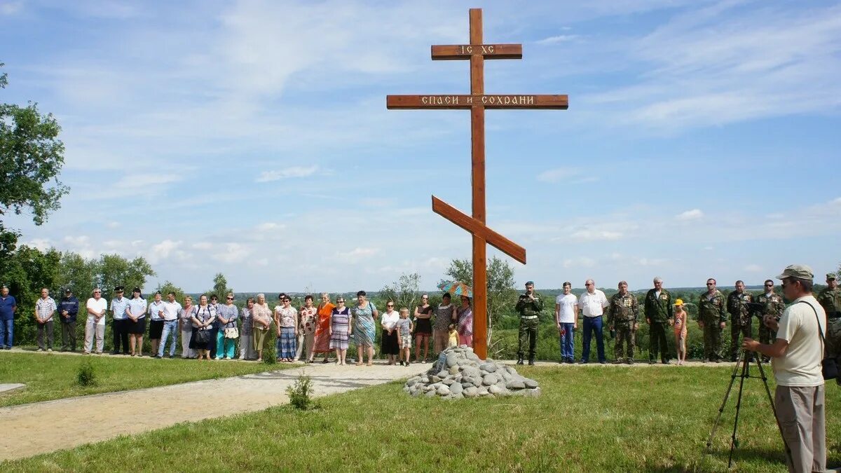 Ряжск поклонный крест. Мемориальный комплекс поклонный крест Ряжск. Соборный Благовещенский храм Ряжск.