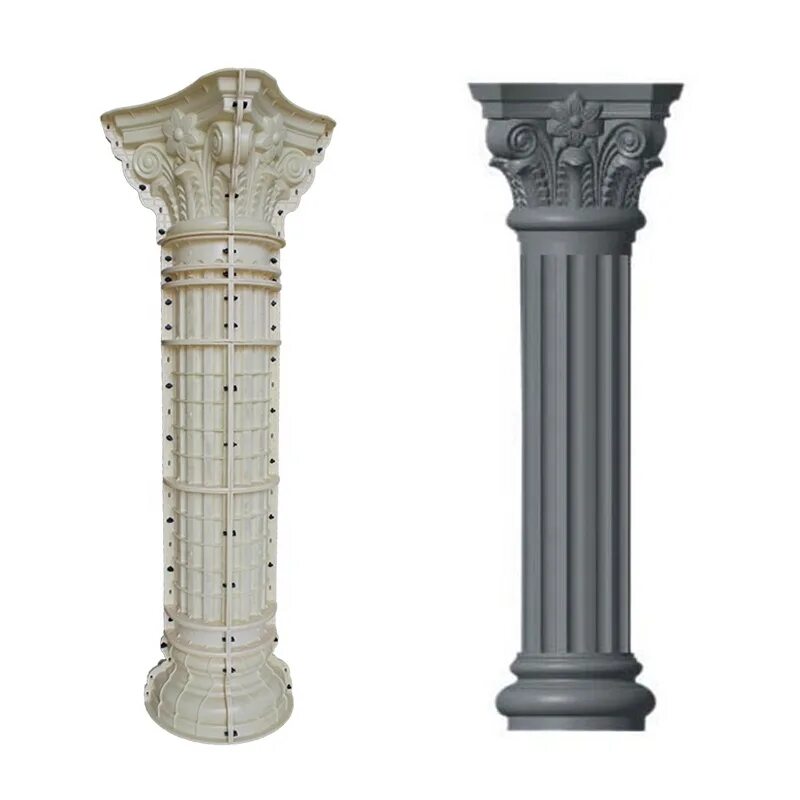 Купить колонны пластиковые. Колонны бетонные декоративные. Декоративные колонны из бетона. Круглая колонна. Железобетонные декоративные колонны.