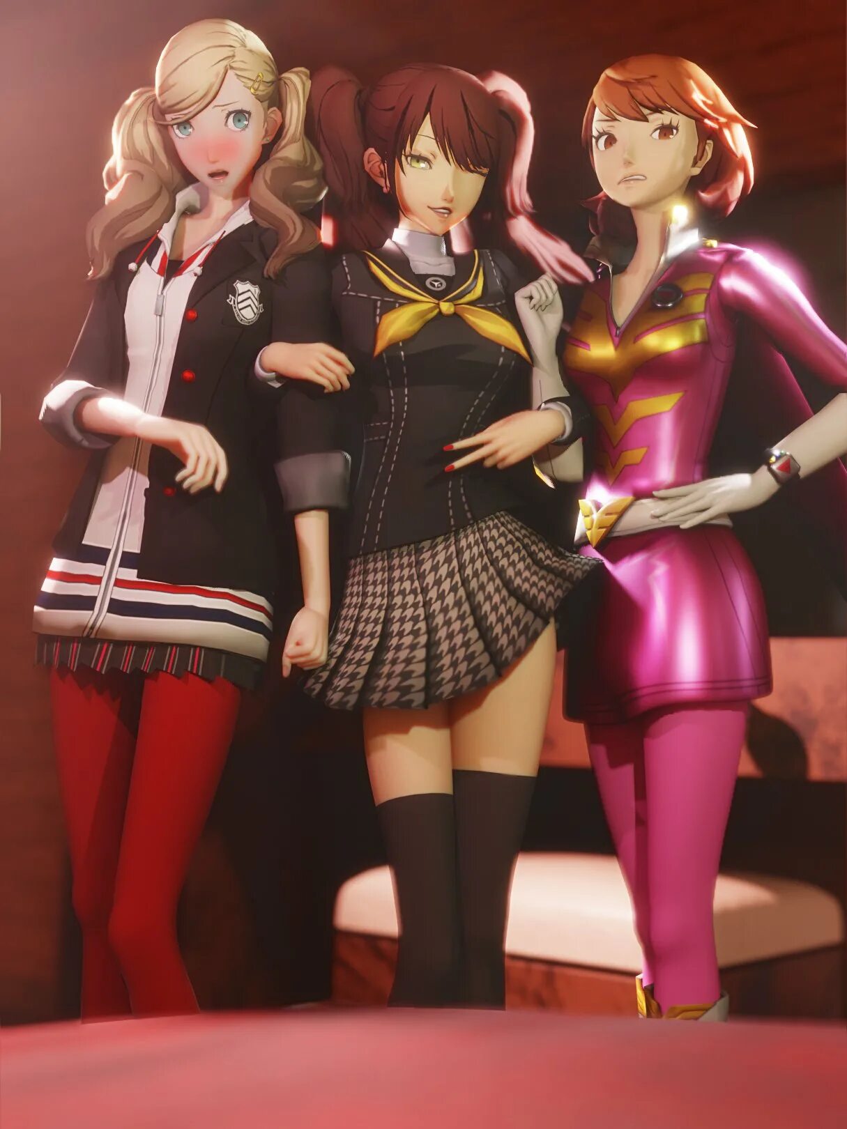 Amateurthrowaway. Persona 5 Yukari Takeba. Ann Takamaki and Rise Kujikawa. Rise Kujikawa (lovers Arcana).