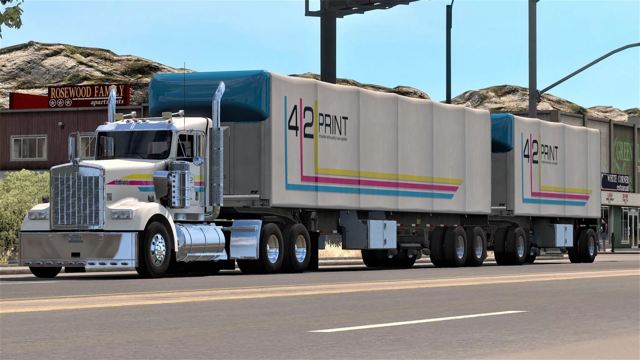 49 моды прицепы. 46. Атс 1. Ats w900 skin. 49.