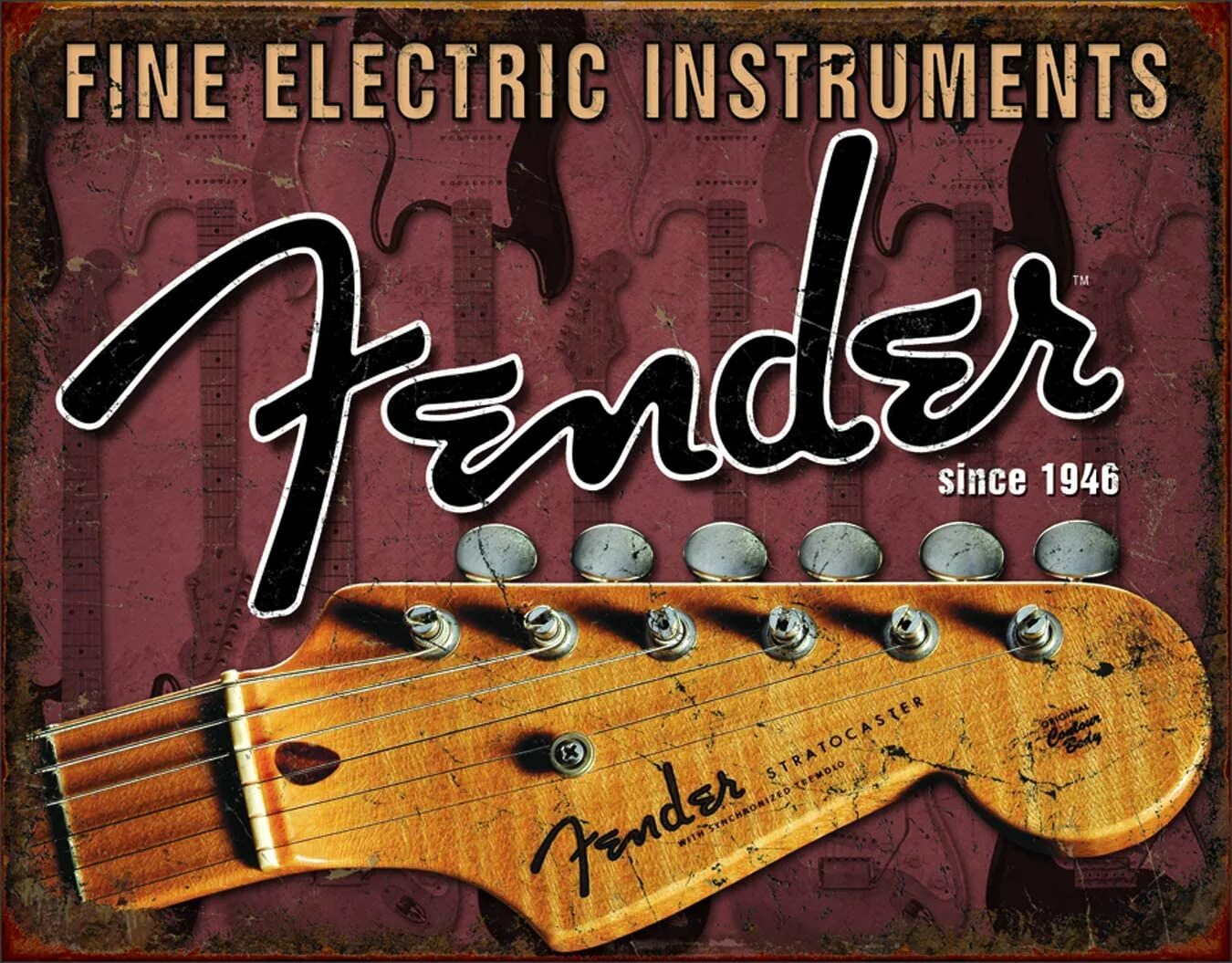 Since 1946. Винтажные гитары Фендер. Фендер вывески. Fender Fine Electric instruments. Стратокастер на постарах.